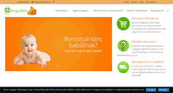 Desktop Screenshot of borostyanbolt.hu